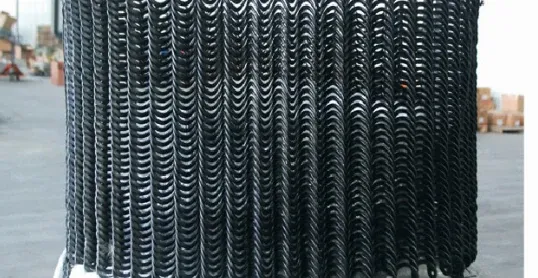 Helical spring auger coils