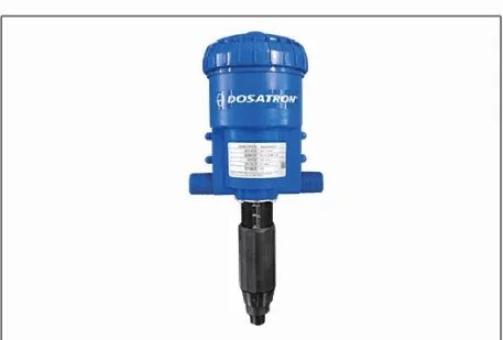 Dosatron medicator driven by water pressure