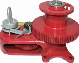 Red cast winch used in the hanging system