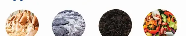 Application materials: crop waste, sludge, compost and food waste