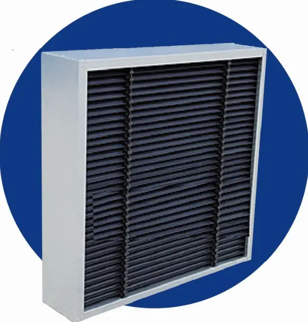 Light trap unit with double-wave PVC shading sheets