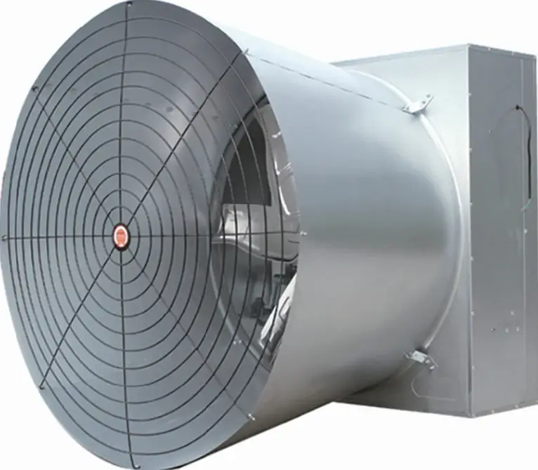 Butterfly cone fan with tapered cone housing